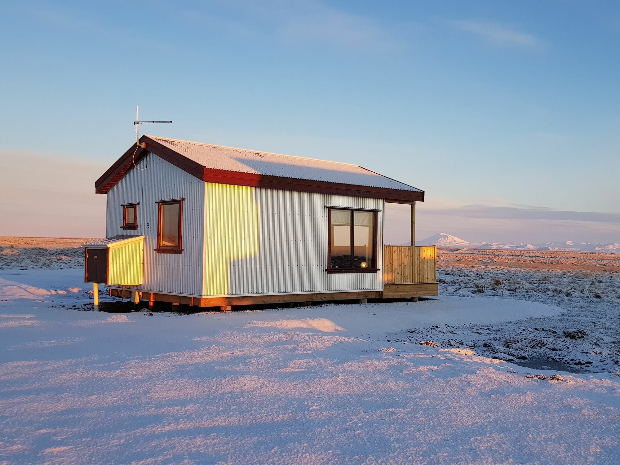 Hekla Cabin 1 Volcano And Glacier View Hella Luaran gambar